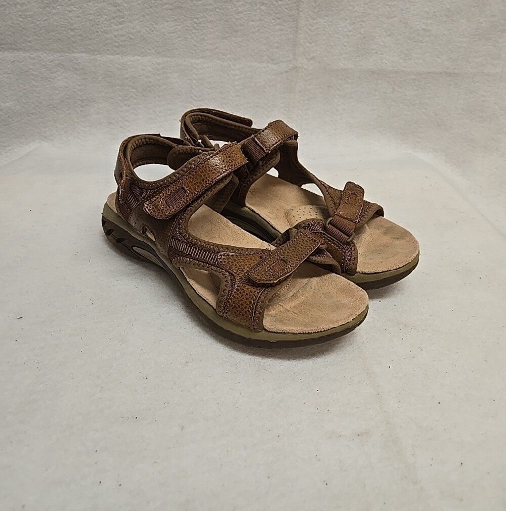Earth Spirit Comfort Trek Brown Adjustable Strap Women's Sandals Sz 7 - Picture 3 of 8